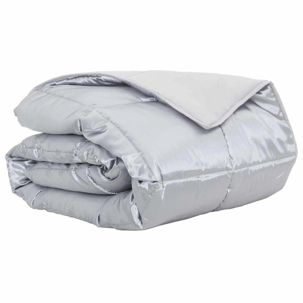 Piumone | Duvet Estivo Argento 135 x 200 cm Satin e Micropile