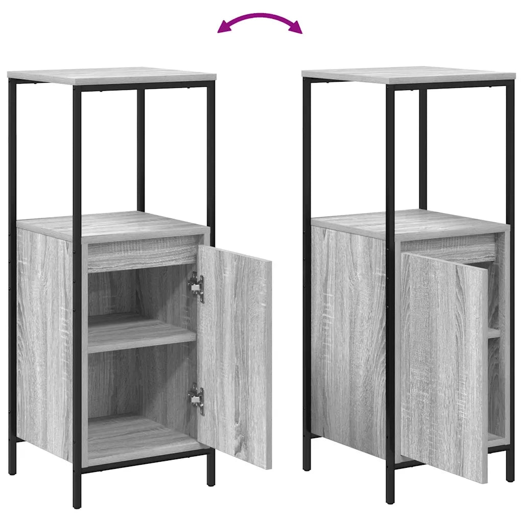 Set di mobili per il bagno con cassetto 3 pcs Grigio Sonoma 3328362