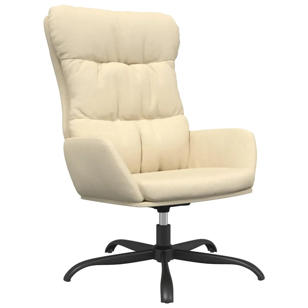 Sedia Relax Crema in Tessuto 341178