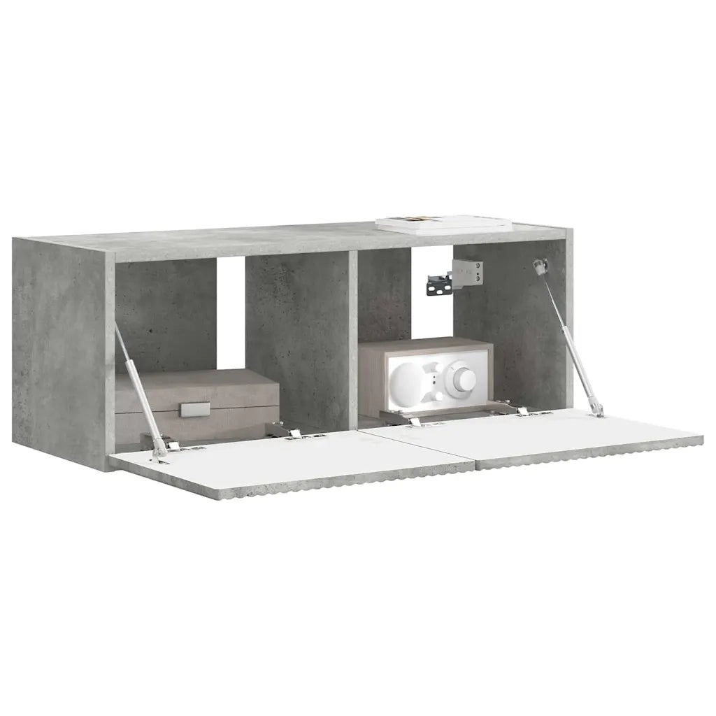 Mobile TV da parete Calcestruzzo 78,5 x 31 x 29,5 cm 892215