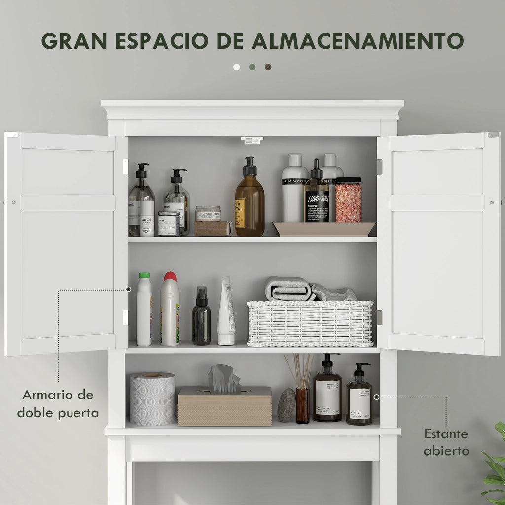 Mobiletto Sospeso Bagno con Ripiano ¨C Minimal ¨C Bianco 70x20x175 cm