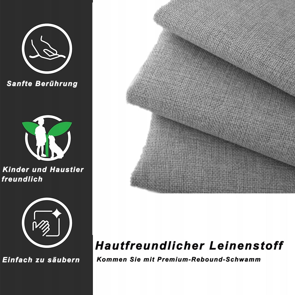 Letto imbottito 90x200 con cassetti - Xylo - Grigio