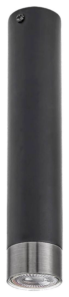 Spot soffitto 1 luce Zircon nero/argento GU10 Rabalux