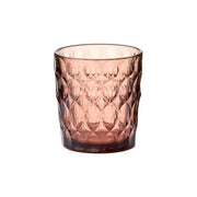 Bicchiere in vetro Vanity Malva