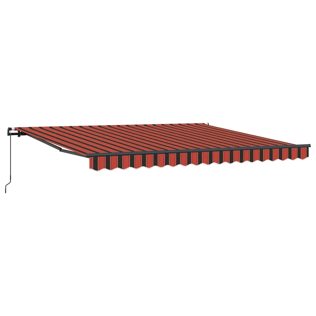 Tenda da Sole | Tenda Retrattile arancione e marrone 400 ¡Á 350 cm