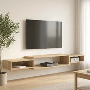 Mobile TV da Parete A parete-Credenza per TV sospesa Rovere Sonoma 180 x 28 x 21 cm