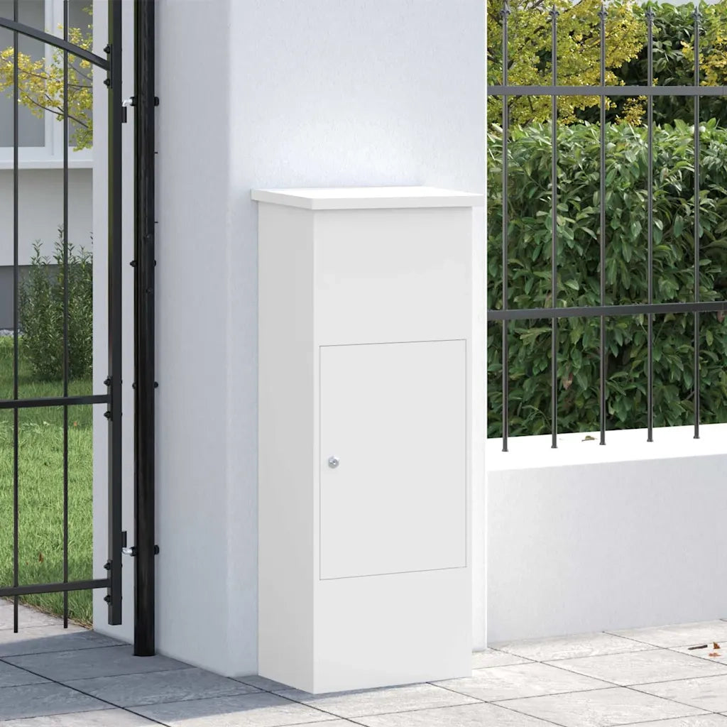 Cassetta per pacchi Bianco 44,5 x 29 x 110,5 cm Acciaio
