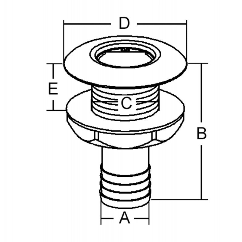 SCARICO PVC/INOX Ø MM. 32