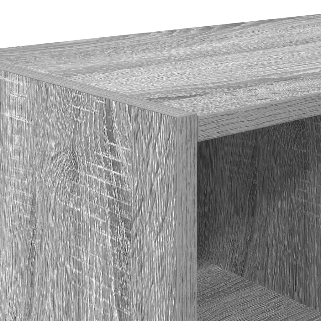 Scarpiera Impilabile Grigio Sonoma 89,5x30x40 cm 858849