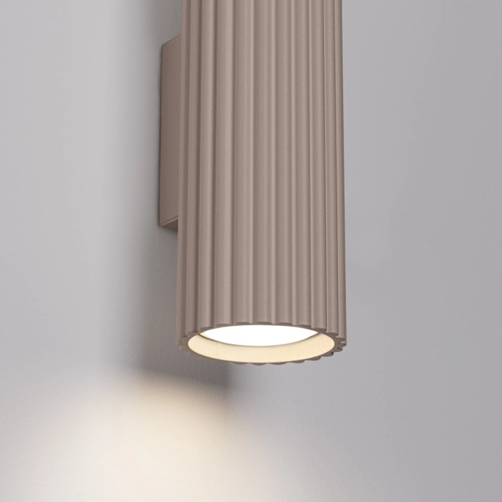 Lampada da parete KARBON 30 taupe