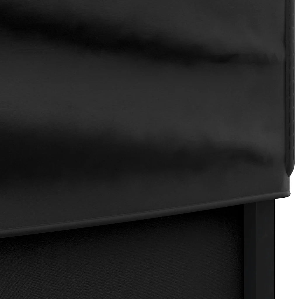 Tenda per Feste Pieghevole con Pareti Laterali Nero 3x3 m 93525