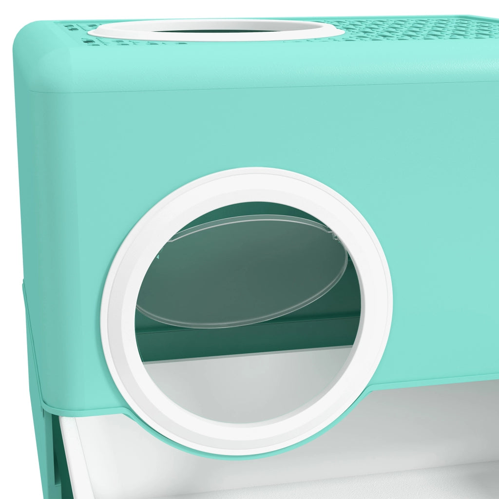 Arenero per Gatti ¨C Minimal ¨C Verde 52x41x38,5 cm