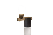 Lampada da tavolo Candellux Sakai LED 3000K nero ottone