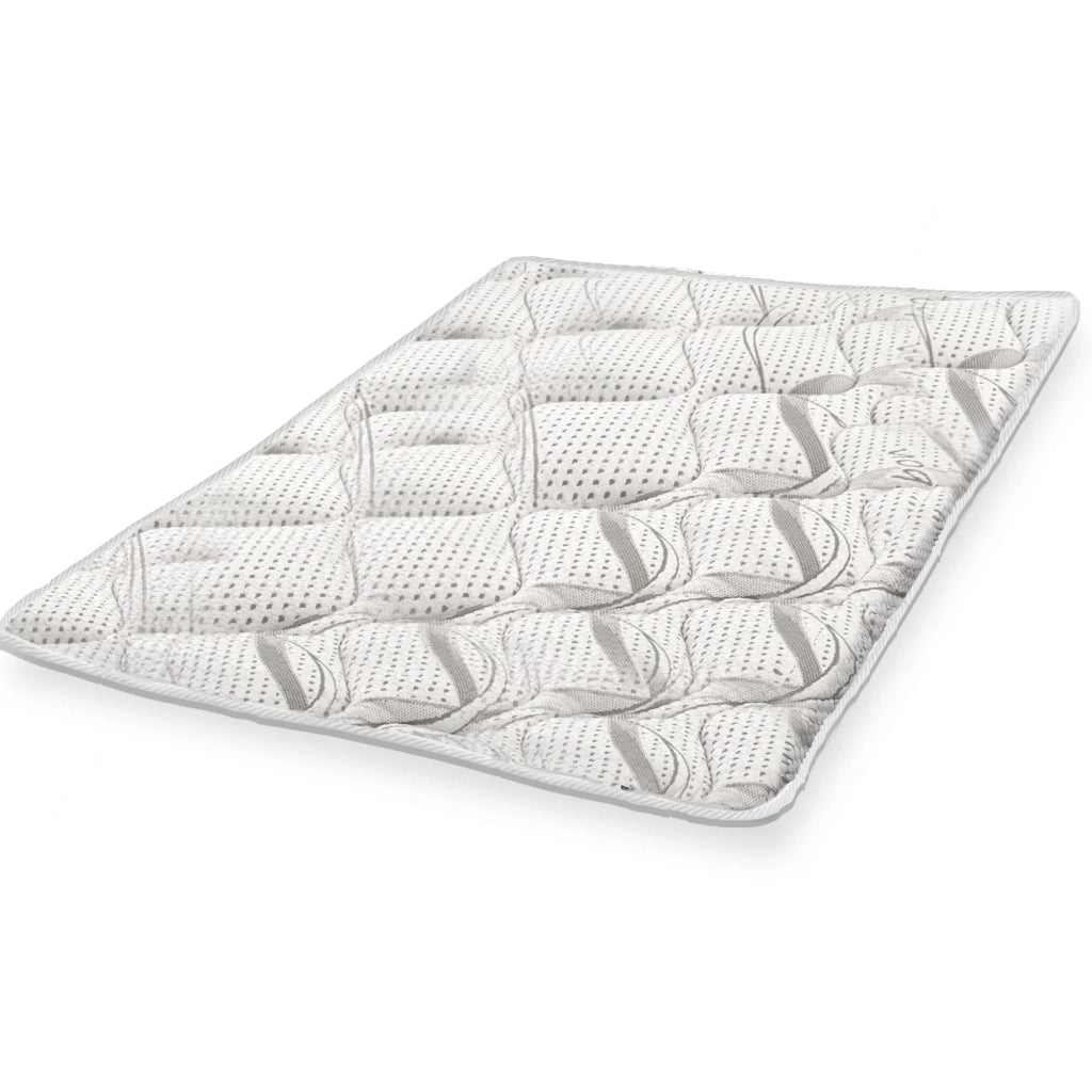 Topper Matrimoniale170X200 Traspirante Altezza 5 cm | Correttore Materasso con Proprietà Ergonomiche | Imbottitura in Ovatta Soft | Tessuto Anallergico e Antiacaro