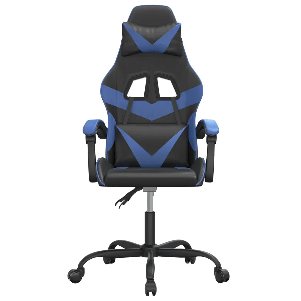 Sedia da Gaming Nera e Blu in Similpelle 3143842