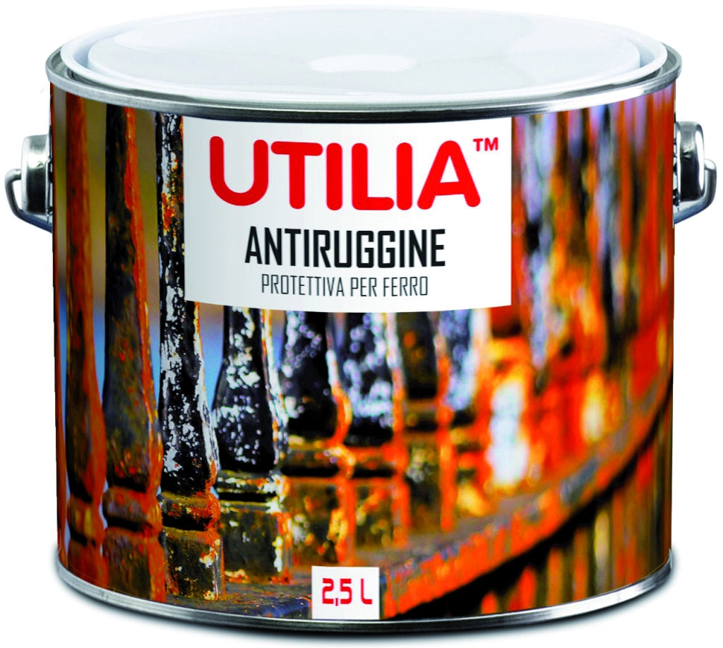 Utilia ANTIRUGGINE lt. 2,5 Rosso ossido 2.00 pz