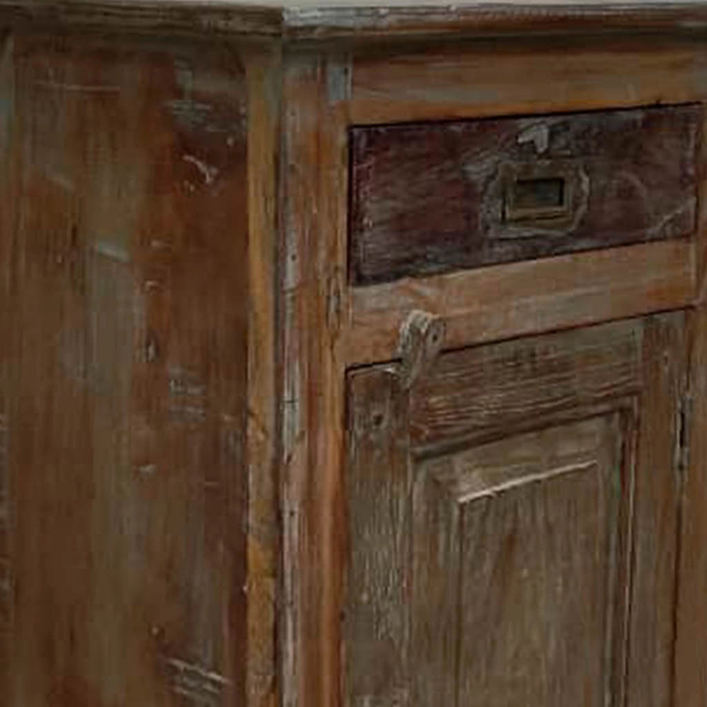 Comodino in legno fatto a mano46x35x73h cm