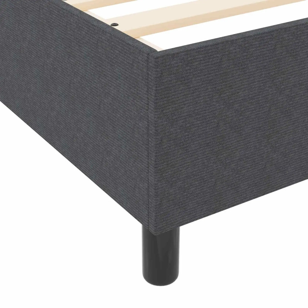 Struttura letto piattaforma Grigio scuro 200 x 200 cm 3337428