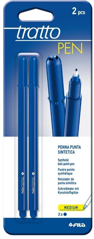 PENNA TRATTO PEN 2PZ BLU