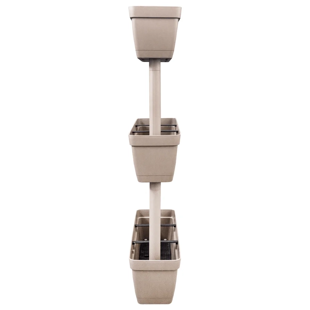 Fioriere da Giardino 6 pz Grigio Talpa 151825