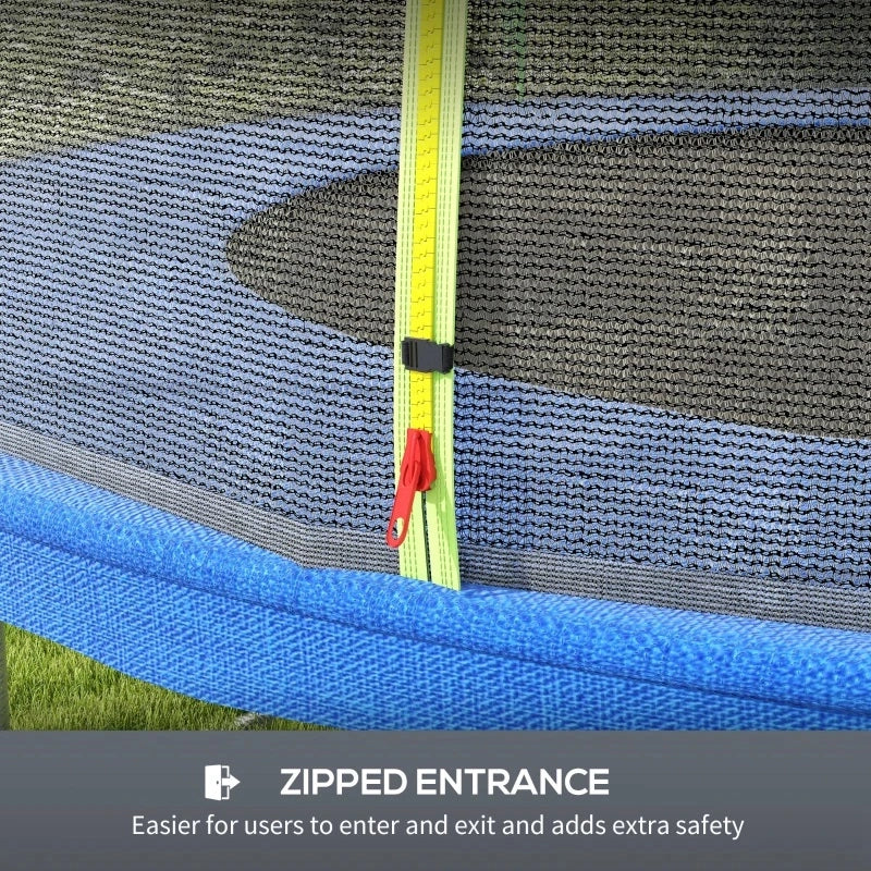 Rete Di Protezione per Trampolini 366xH180cm Verde