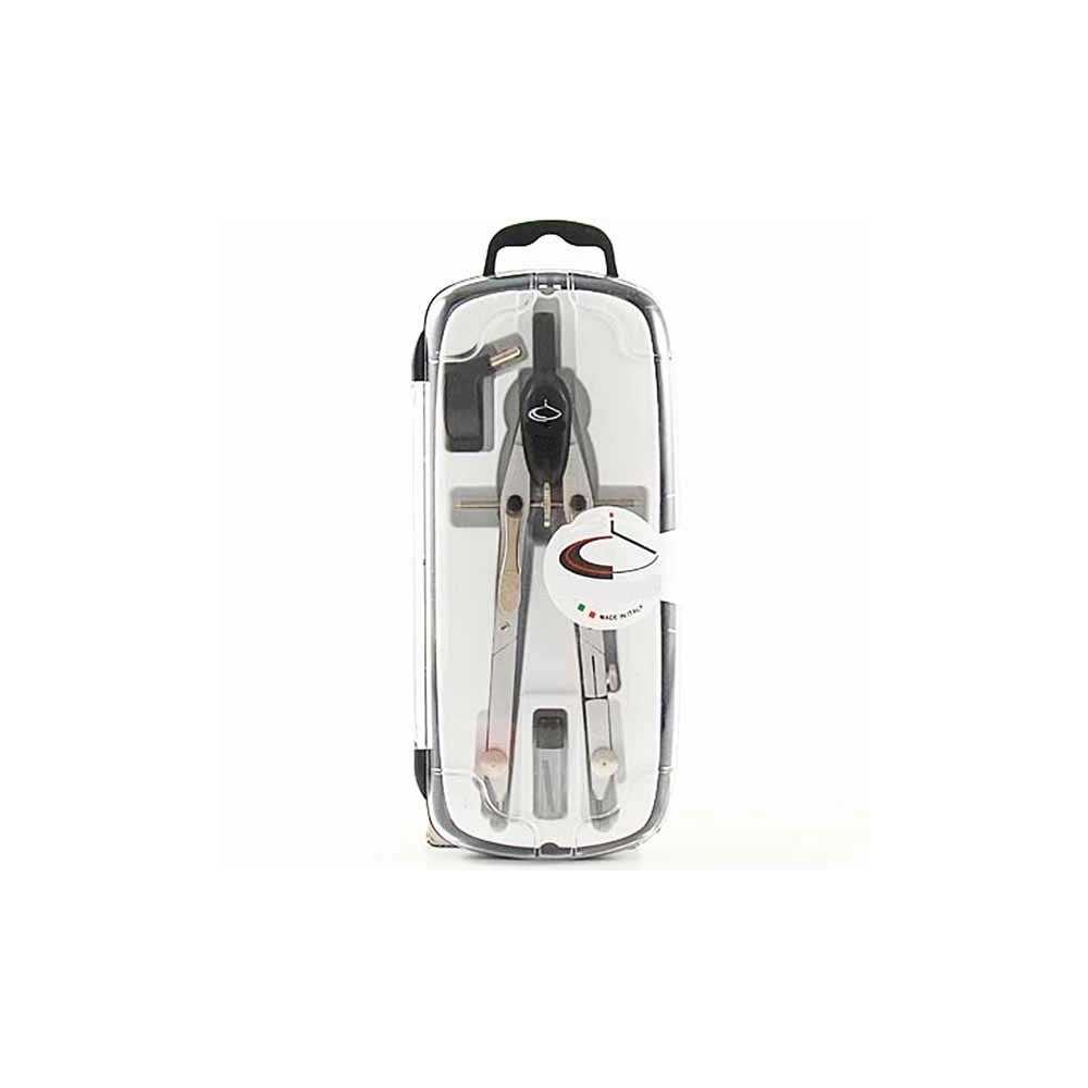 Trade Shop - Compasso Balaustra Con Accessori Portamine Disegno Geometria Scuola -