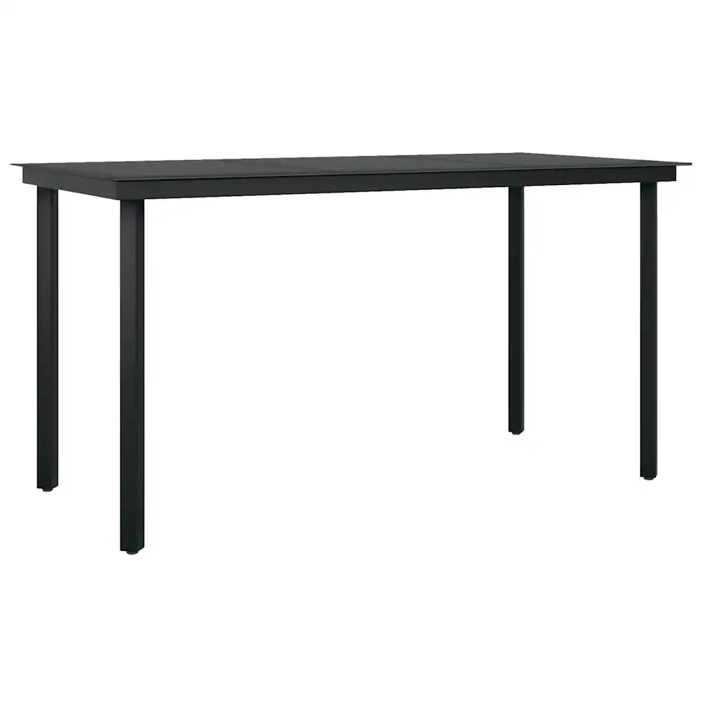 Set da Pranzo da Giardino 5 pz con Cuscini in Polyrattan Grigio 3262994