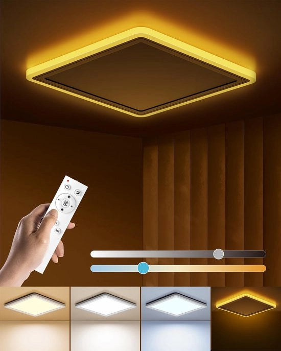 Lampada da soffitto con LED - luce calda dorata - 1 pezzo