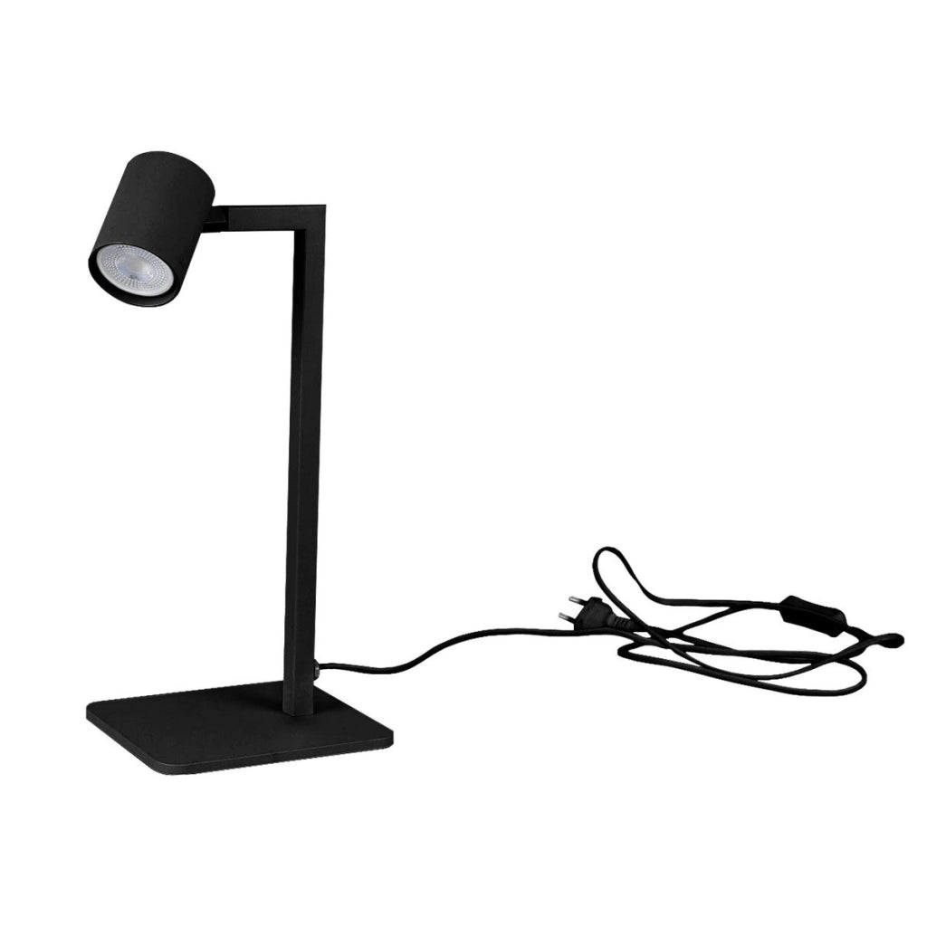 Lampada da scrivania Snow nera GU10 Light Prestige