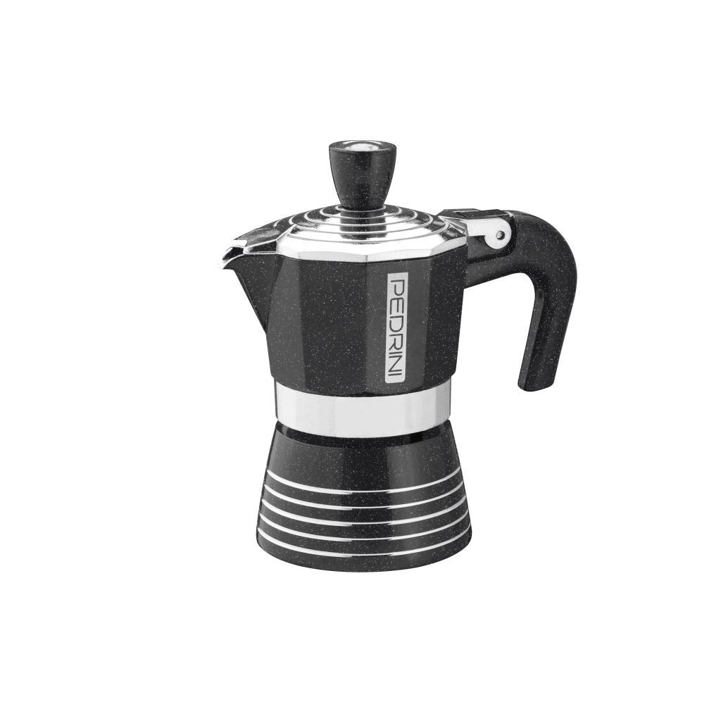 Macchinetta Caffettiera Caffè Infinity Rock Nera 1 Tazza