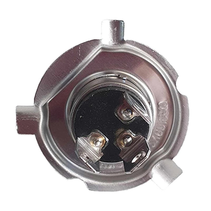 2 PZ Lampada Alogena Auto H19 12V 60/55W PU43t-3 Trasparente Ricambio Fari