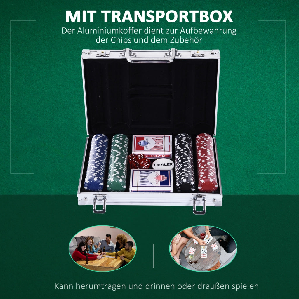Set da Poker 200 Chip ¨C Minimal ¨C 29.5x20.5x6.5 cm