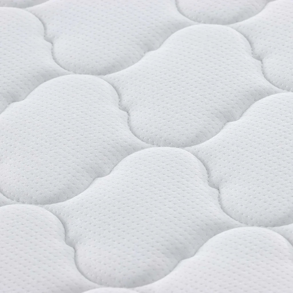 Materasso Bianco 80 x 200 cm Tessuto Jacquard