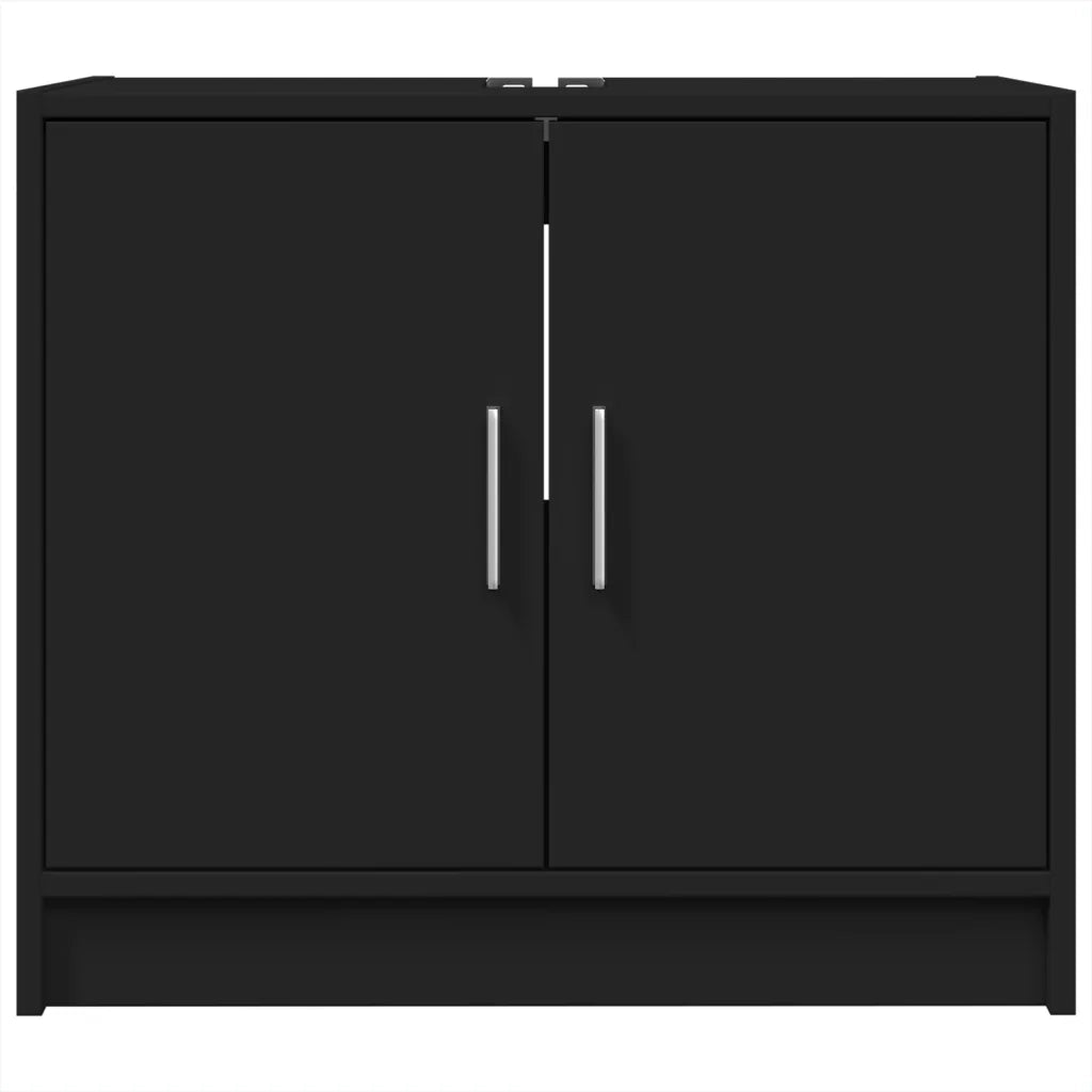 Mobile Lavabo Nero 63x29x55 cm in Truciolato 848095