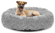 Letto per cani impermeabile AIO FACTORY XL Shaggy Bed grigio chiaro
