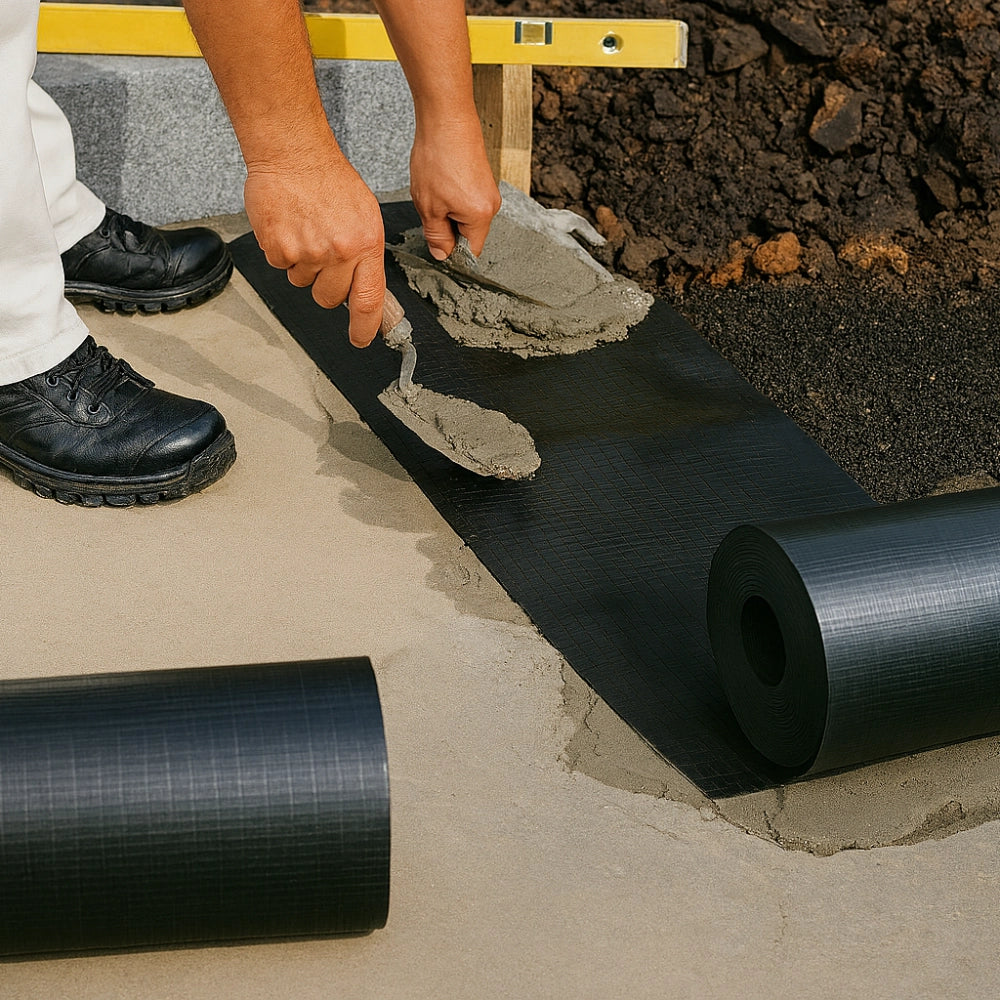Tagliamuro delta dpc barriera antiumidità antisdrucciolo murature rotolo 25 m *** larghezza 50 cm, confezione 1