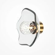 Maytoni Applique Moderna Miracle 1 luce G9 ottone metallo vetro