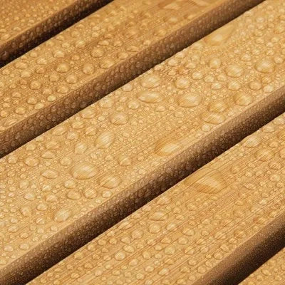 Pedana doccia semicircolare in legno di bambù 60x60 cm