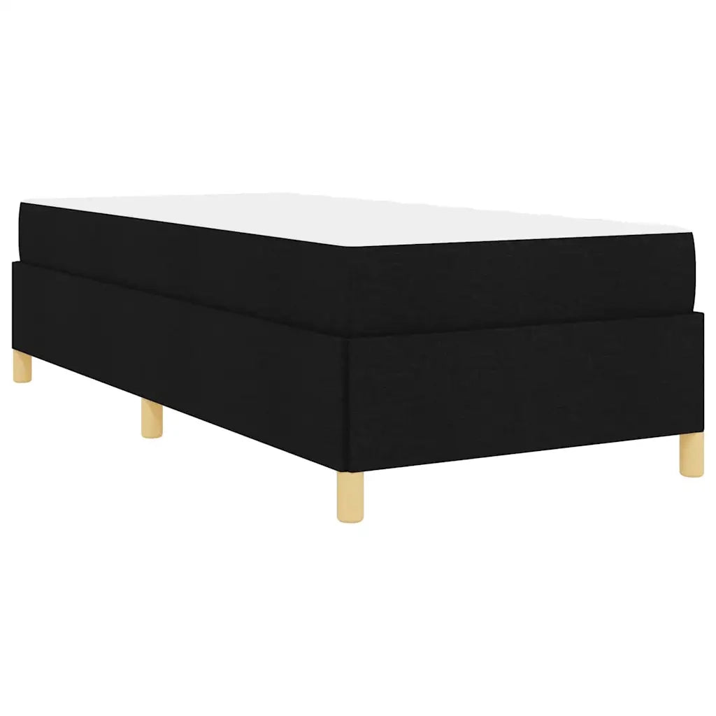 Struttura del letto con materasso Nero 90 x 200 cm Tessuto 3398908