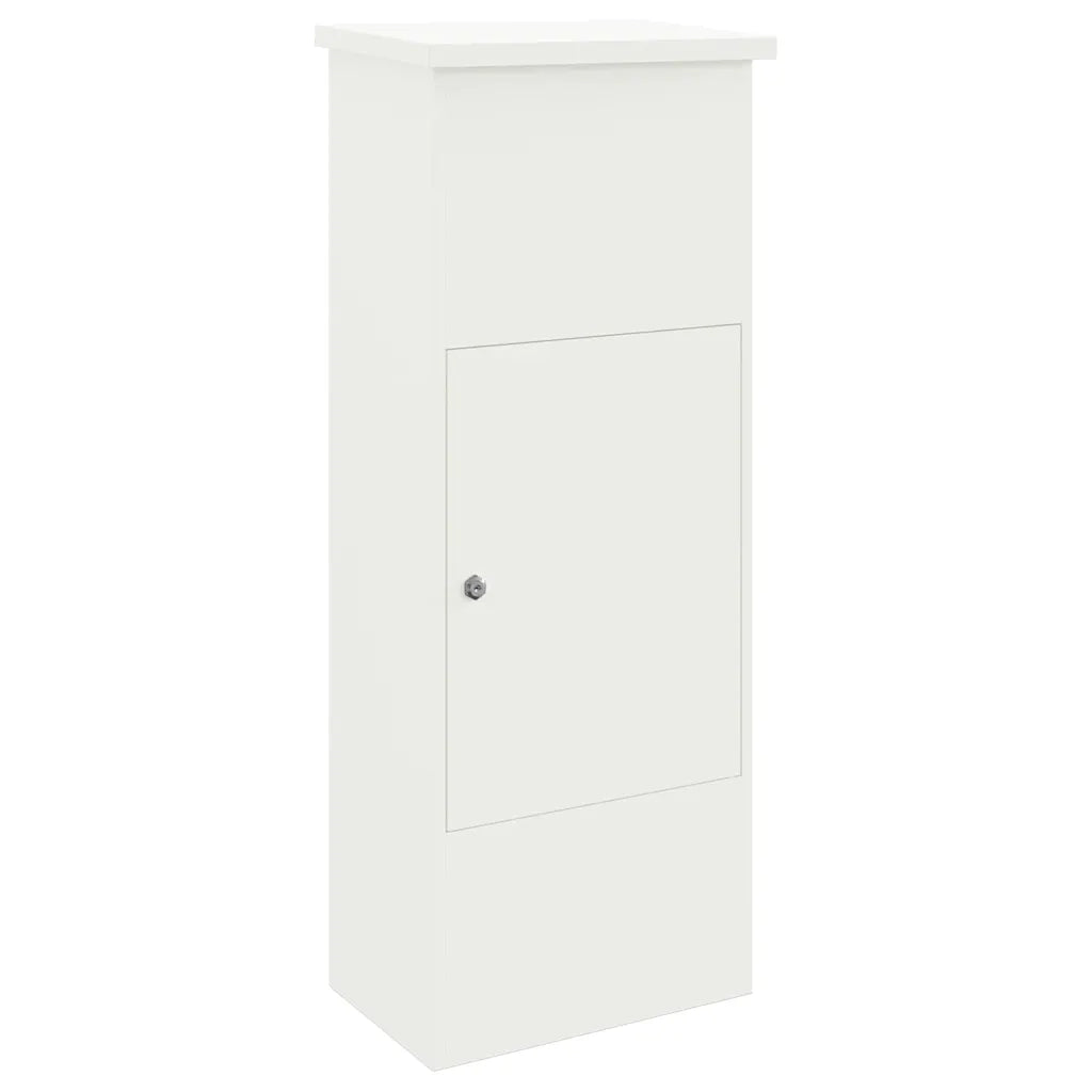 Cassetta per pacchi Bianco 44,5 x 29 x 110,5 cm Acciaio