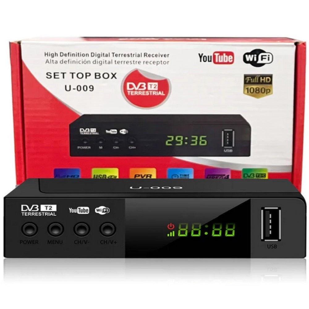 Trade Shop - Ricevitore Digitale Terrestre Decoder Tv Scart Mpman Dvb-t 2012 Telecomando Usb -