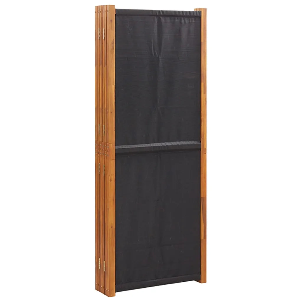 Divisorio Ambienti | Divider per stanze | Paravento a 6 Pannelli Nero 420x180 cm