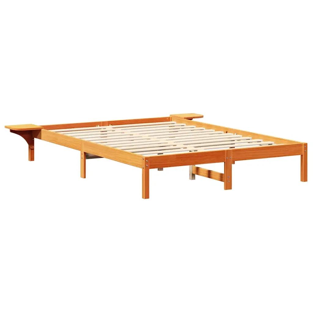 Struttura del letto Marrone cerato 160 x 200 cm Pino massello