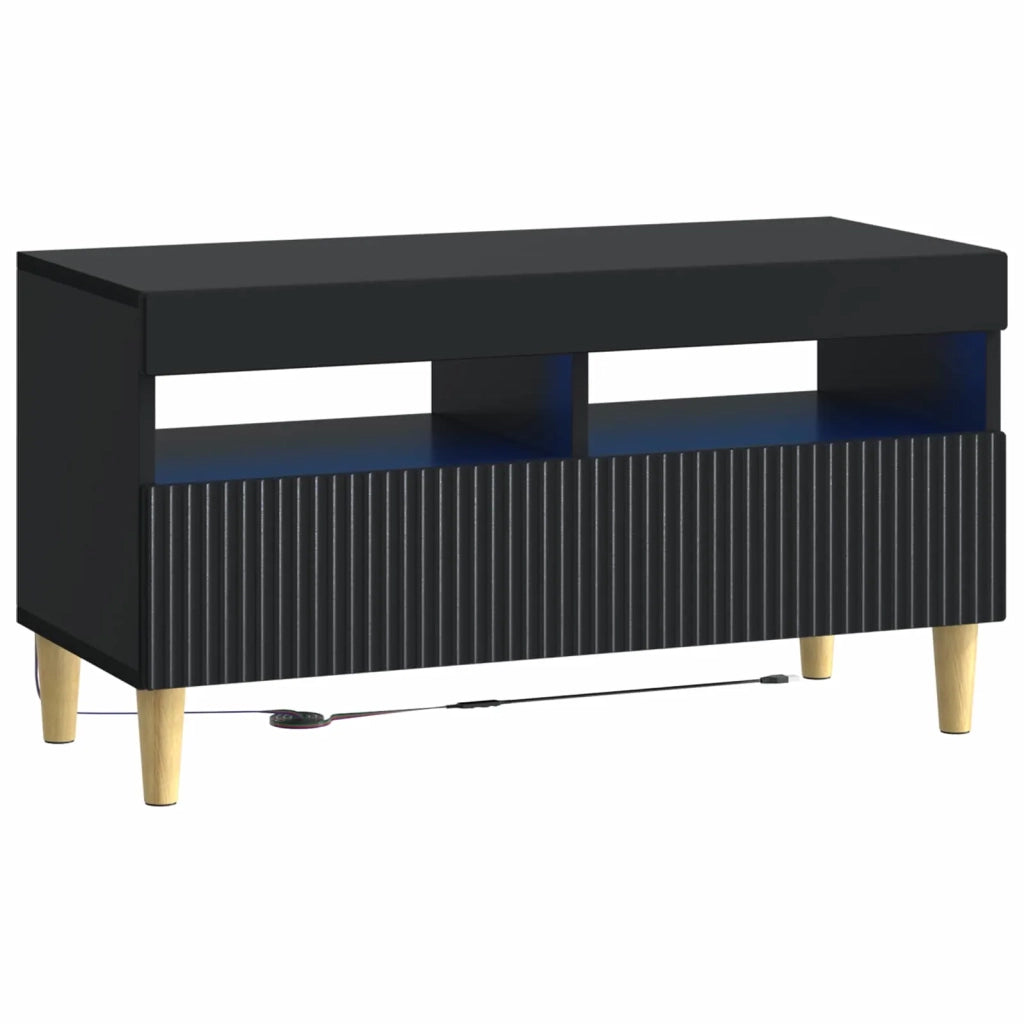 Mobile TV LED Nero Legno ingegnerizzato 896776