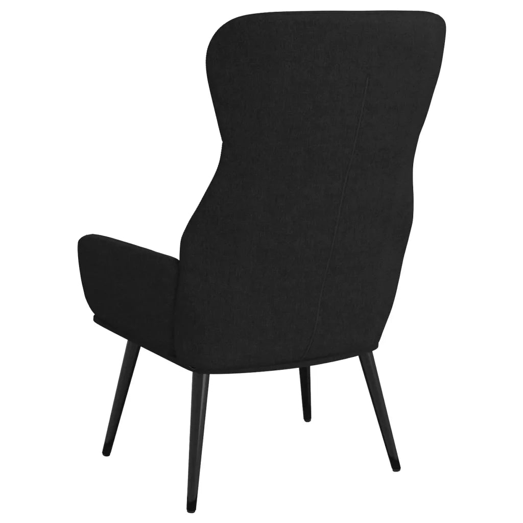 Sedia Relax Nera in Tessuto 341077