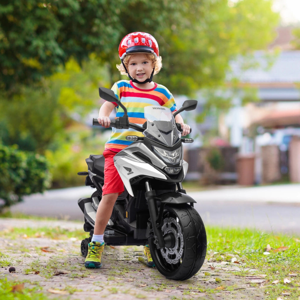 Moto elettrica per bambini ¨C zephmum ¨C bianco