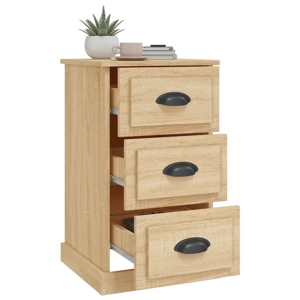 Comodino | Armadio da Notte | Mobiletto da notte Rovere Sonoma 39x39x67 cm in Legno Multistrato