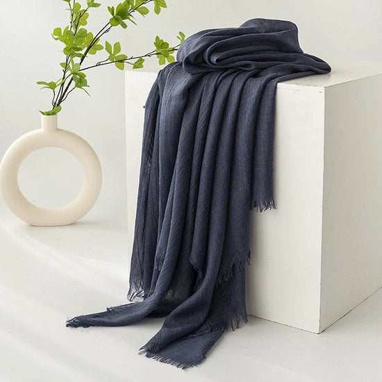 Sjaal per donna, lenti e estivi, colori lisci, protezione solare, ombrelloni, sjaal per donna, foulard, grande sjaal leggero per mare lungo 190*100cm