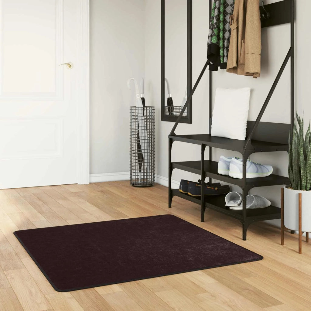 Runner Tappeto MARSA Antracite 100 x 100 cm Poliestere e PVC 42023174