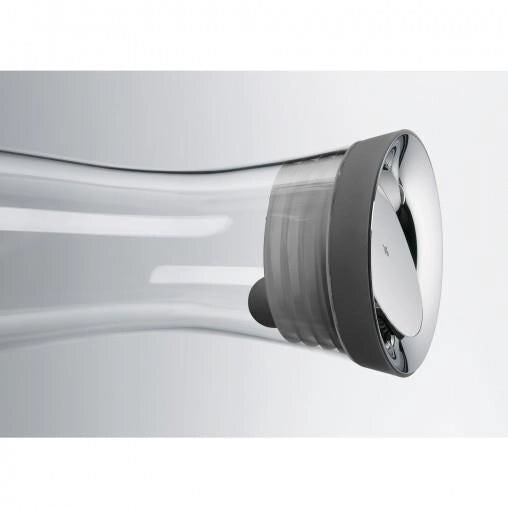 WMF 0617726040 Basic Caraffa 1,5 L con Chiusura CloseUp e Filtro Integrato colore Nero